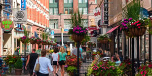 Historic downtown Cleveland Ohio