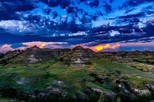 North Dakota sunset