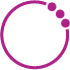 LRS Connect pink circle icon with three dots