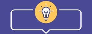 lightbulb graphic on purple background