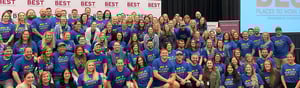Best Places to Work group picture of LRS employees