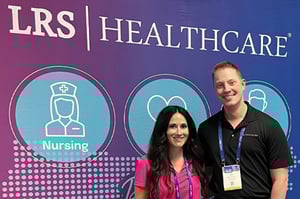 LRS client tradeshow booth