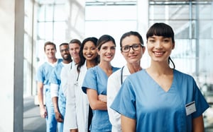 group of healthcare workers