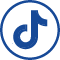 blue TikTok logo